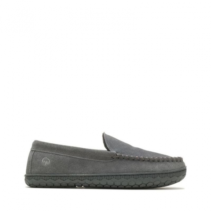 WOLVERINE CANADA MEN'S VENETIAN SLIPPER-Charcoal